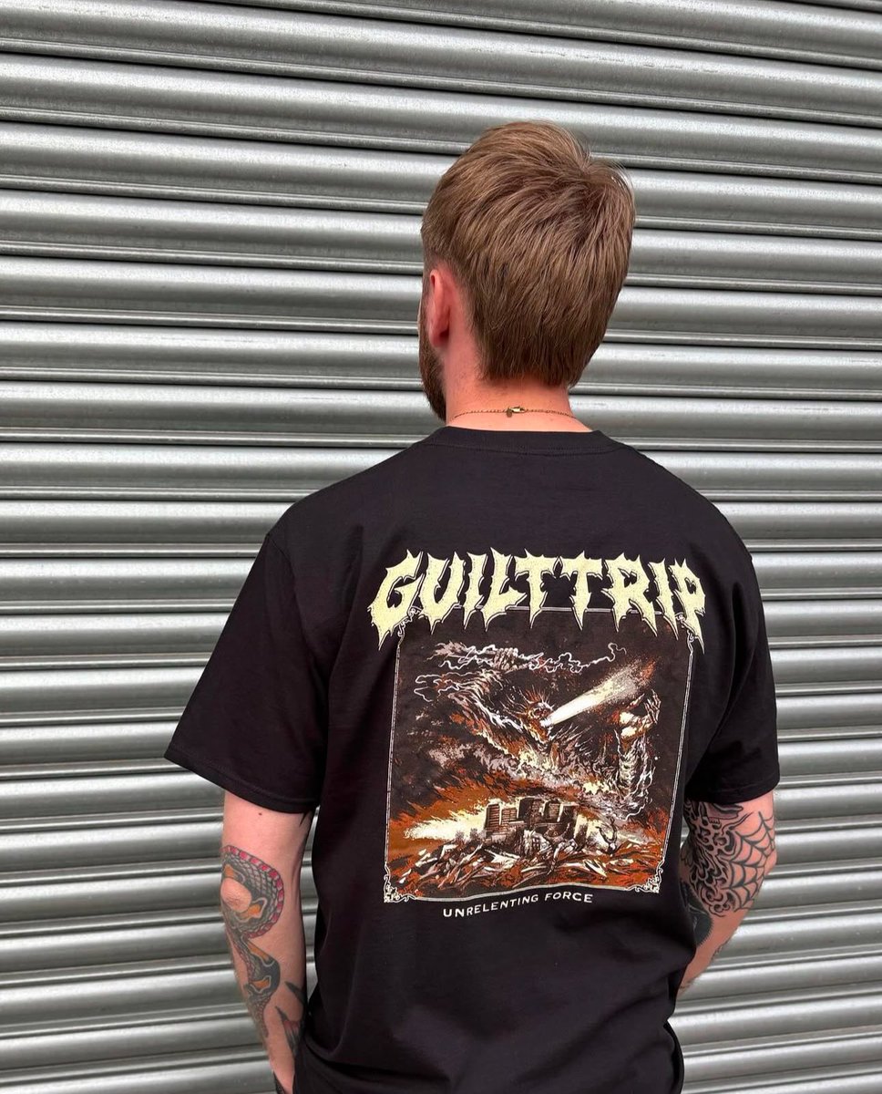 MLVLTDMUSIC's tweet image. UNRELENTING FORCE 3rd Pressing by @GuiltTripMCR
Available alongside artwork T-Shirts & Hoodies.
Also new to the store are Crest Logo Pins & a restock of dad hats.
MLVLTD.COM