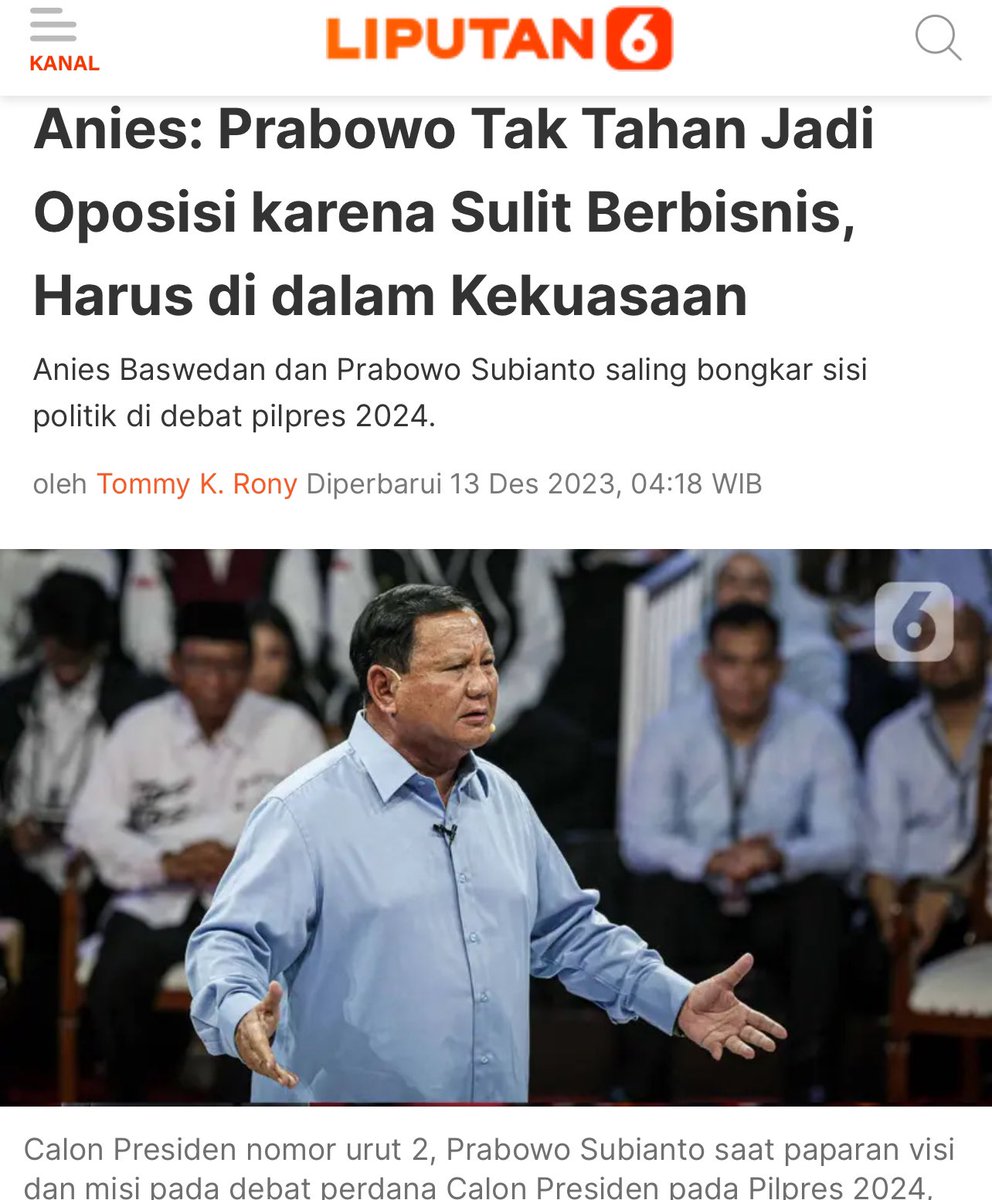 NKRI_jaya's tweet photo. @magenfoxyta @BigAlphaID Hi @grok apakah arti pernyataan Anies soal Prabowo ? @setkabgoid #danantara #agrinas #hasyim @Strategi_Bisnis https://t.co/uUjnNUGK7y