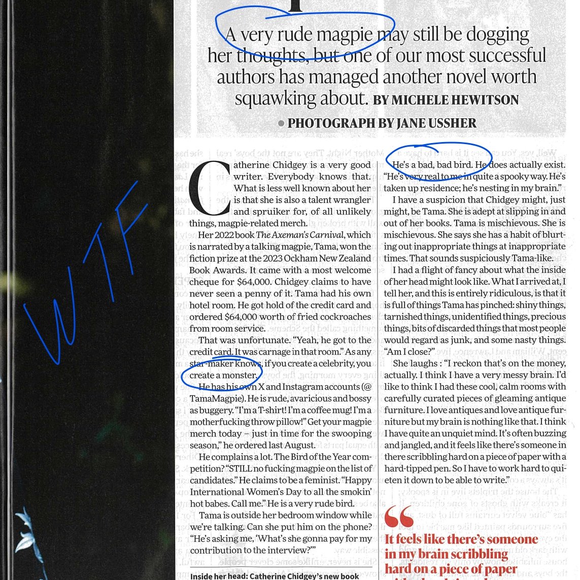 Tama Magpie (@tamamagpie) on Twitter photo I see <a href="/CathChidgey/">Catherine Chidgey</a> is desperate for attention again and doesn't care who she drags through the mud. Sad, really. I expected better of the <a href="/nzlistener/">The Listener</a> though. I see <a href="/CathChidgey/">Catherine Chidgey</a> is desperate for attention again and doesn't care who she drags through the mud. Sad, really. I expected better of the <a href="/nzlistener/">The Listener</a> though.