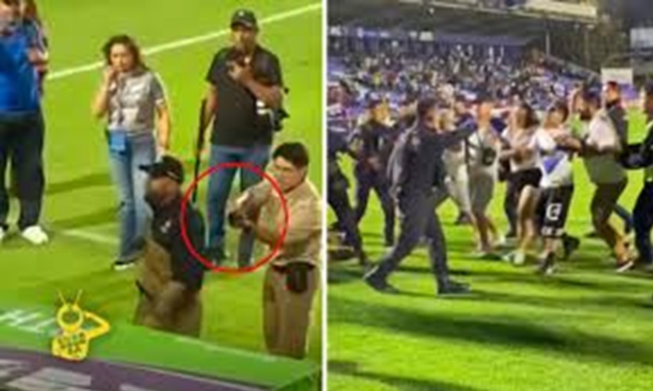 1) Un fin de semana movidito en el futbol mexicano: en el Celaya-Tampico de Expansión MX un irresponsable guardia privado de seguridad (más bien privado de neuronas) desenfundó su arma y apuntó al público, que lo acorraló en la cancha para lincharlo; casi sucede una tragedia...