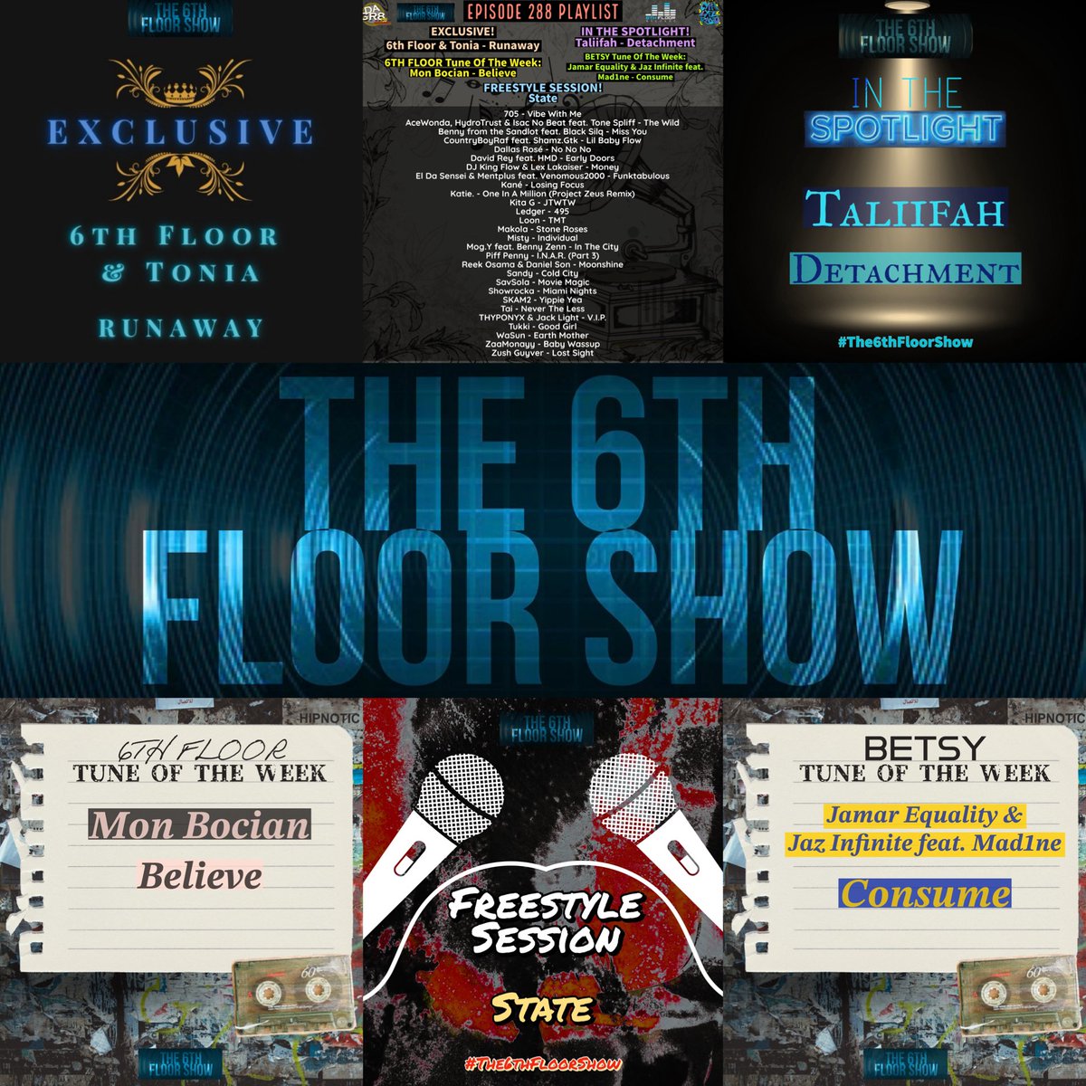 Episode 288 #OutNow feat Exclusive from <a href="/6thfloorcoxy/">6th Floor</a> #InTheSpotlight from <a href="/Taliifah_ldn/">.𝐓𝐀𝐋𝐈𝐈𝐅𝐀𝐇💜👁️💎✨</a> &amp; #TuneOfTheWeek picks from Mon Bocian &amp; <a href="/JamarEquality/">Jamar Equality</a> #The6thFloorShow

podcasts.apple.com/gb/podcast/the…

music.amazon.co.uk/podcasts/cde4a…

mediafire.com/file/65fghjn1i…

dzr.page.link/Ptjhm7Qvk9race…
