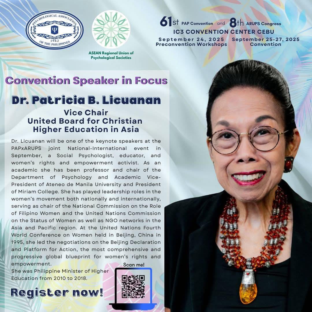 PAP1962Official's tweet photo. Get to know another Convention Speaker! 
PAP x ARUPS Joint National-International Event in vibrant Cebu City! Ready to join us? See you in Cebu! https://t.co/aXoEkdGL0D