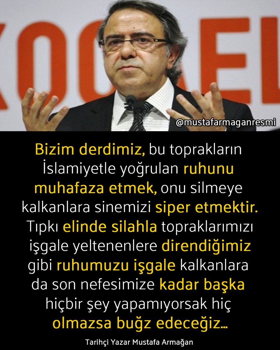 Derdimiz budur.