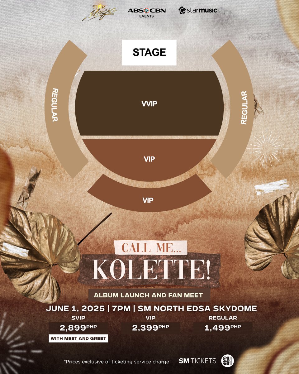 Star Music PH (@starmusicph) on Twitter photo ๐ฃ CALLING ALL KOLETTE STANS! ๐ฃ
OMG guys, eto na talaga 'to! ๐ฅ
<a href="/kolettemadelo/">Nyckolette Madelo</a>'s Album Launch & Fan Meet is happening on June 1, 2025, 7PM sa SM North EDSA Skydome!
Tag your concert buddy and let's make this night the best memory ever ๐ซถ
๐CALL ME KOLETTE
JUNE 1, 2025 - 7PM ๐ฃ CALLING ALL KOLETTE STANS! ๐ฃ
OMG guys, eto na talaga 'to! ๐ฅ
<a href="/kolettemadelo/">Nyckolette Madelo</a>'s Album Launch & Fan Meet is happening on June 1, 2025, 7PM sa SM North EDSA Skydome!
Tag your concert buddy and let's make this night the best memory ever ๐ซถ
๐CALL ME KOLETTE
JUNE 1, 2025 - 7PM