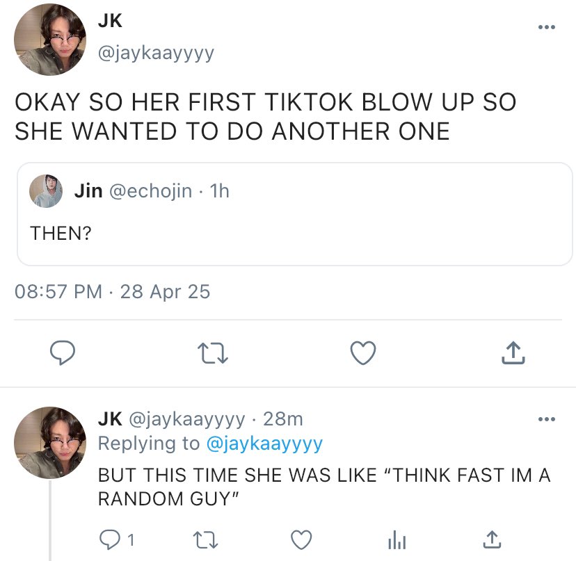 perfxkoo's tweet photo. think fast - #jikookau 

where a silly tiktok trend ruins j/k’s relationship but maybe it was for the best! https://t.co/KncHWV0olr