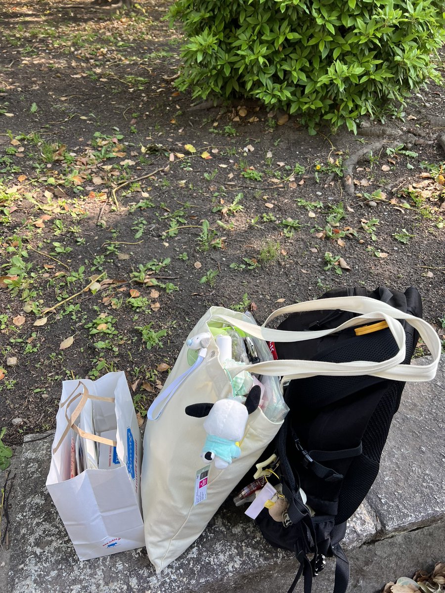 Under the tree opposite the volleyball line🙋🏻‍♀️