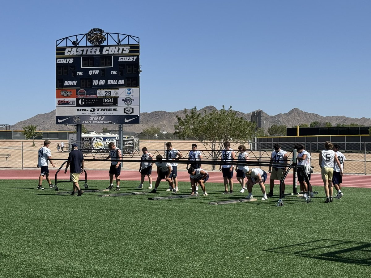Great start to Spring Ball today!