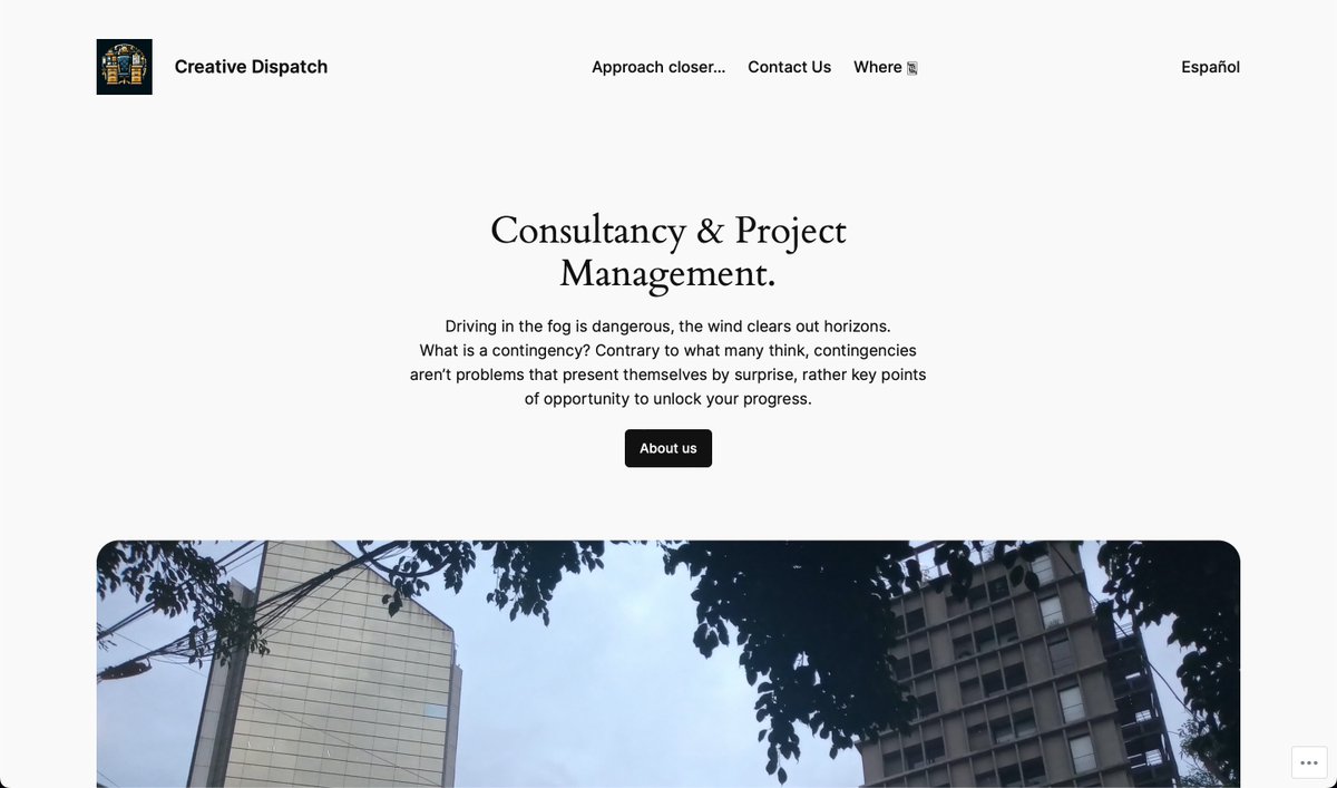 VitalBleeding's tweet photo. @CreativDispatch Can you believe this man? I just gave him the address for his new #website and he started publishing before i designed anything… but now here's your full web ready; with #LandingPage, #business introduction, interactive functionality &amp; clarifications to reach you out in person. https://t.co/wiAmocvmcE