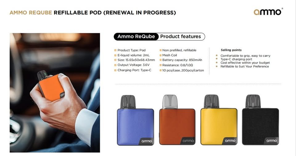 YoyoTrade627's tweet image. mini Reqube  Refillable Pod /2ml 🤩🤩
#tobacco #2ml #disposable #refillablepod #pod #vape #BOTON #AMMO #EJUICE #ELIQUID #VAPE #Menthol #vapekit #FlavorfulSpirit #FLAVOR #vaping #vape2025 #eliquidflavors #vapeflavor #bigpuffs #Pulse #refillablepod #requebe