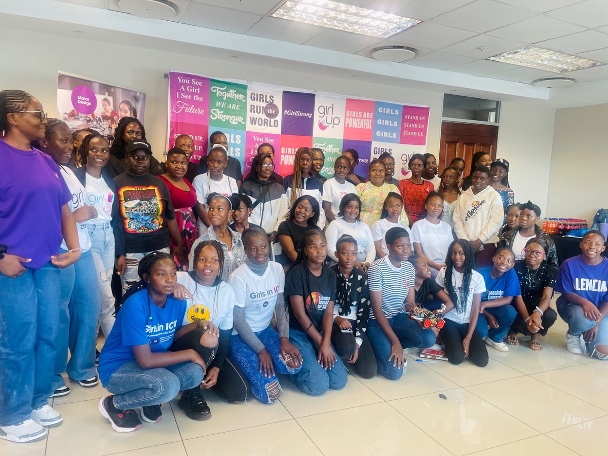 MatorDesign's tweet photo. Last Saturday, we had the pleasure of inspiring and equipping young girls with skills in robotics and AI, encouraging them to pursue careers in STEM.

Many thanks to GirlUp Zimbabwe for collaborating with us in celebrating the international day of Girls in ICT. https://t.co/TFGwuE53nY