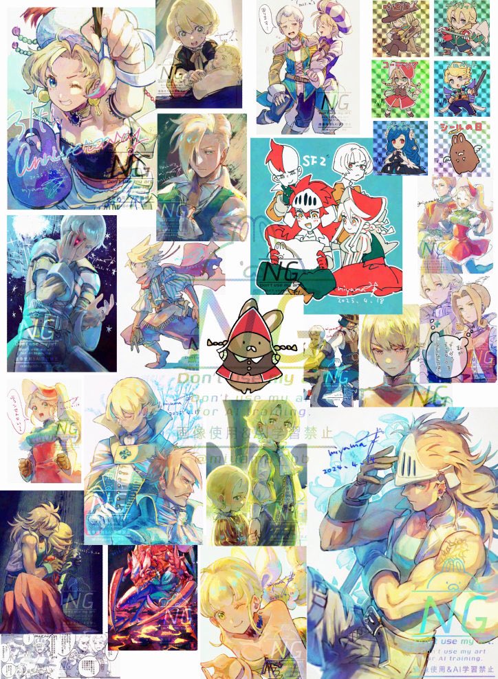 #今月描いた絵を晒そう 