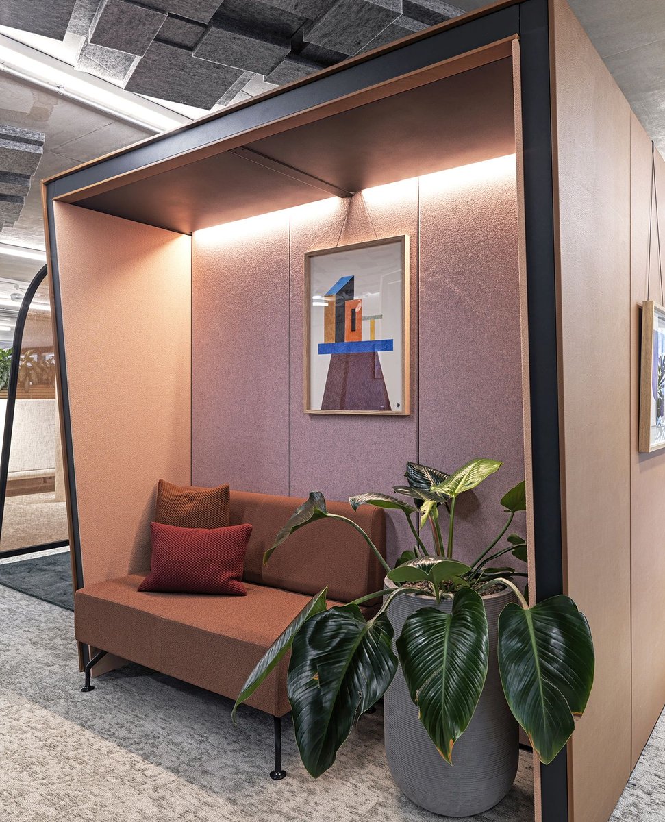 Orangebox_LTD's tweet photo. The addition of a 'Cabin' to the back of any Campers &amp; Dens creates a nook for open, semi-private seating configurations. 

#Orangebox #CampersAndDens https://t.co/9oaGCwzNYR