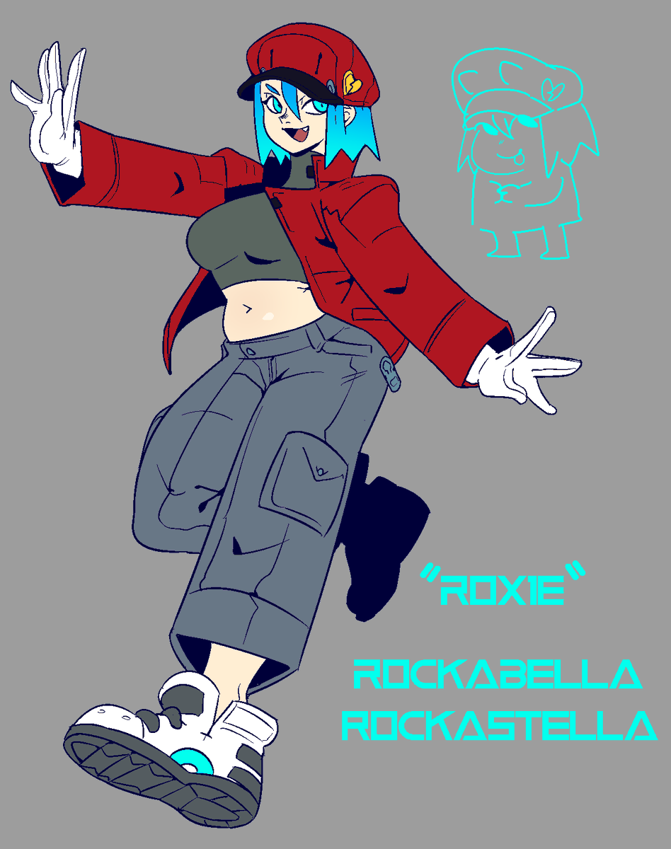 Rocke-chan's human persona 
(she's real now, run.)