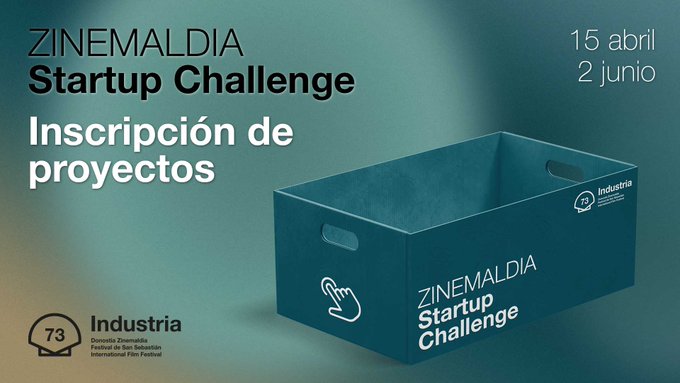#BizkaiaDenontzat

La convocatoria de #ZinemaldiaStartupChallenge 2025
ya está abierta.

👉dirigido a personas emprendedoras y #startups en el ámbito audiovisual.

🔸Puedes inscribirte hasta el 2 de junio.
ow.ly/yQQ450VJrHq