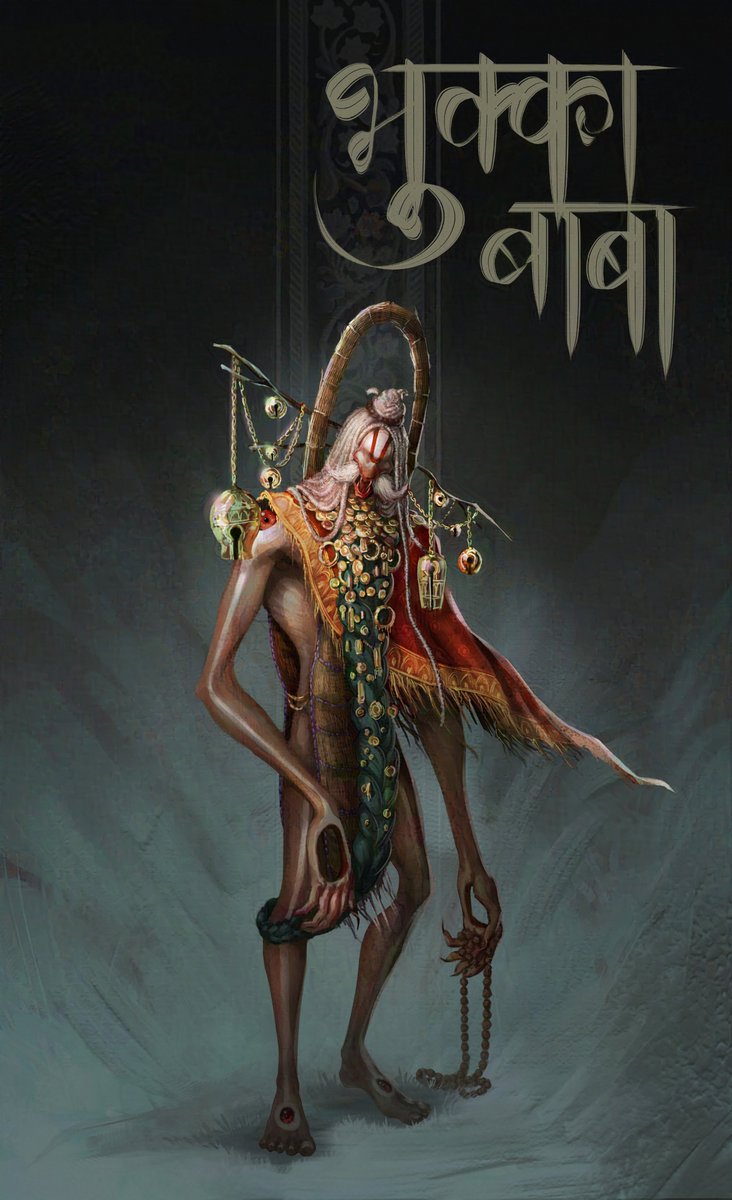 SameekshaHaste's tweet photo. For personal project, the Tale of Okra:Bhukka Baba used to be a religious man. His hunger for attention, worship, and adoration turned him into a demon,and he was punished by the gods for his endless greed
#conceptart #characterdesign #noai #indianfantasy #fantasy #creaturedesign https://t.co/c0UbcO7H8U