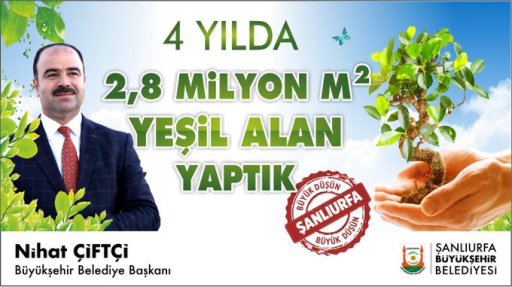 <a href="/omerag63/">Ömer Ağ</a> 3.5 Yılda Şanlı Şehrimize Kazandırdığımız Yeşil Alan Yatırımları👈

3,5 Milyon Metrekare İle Türkiye'nin En Büyük Yeşil Alan Projesi Olan 
Gap Vadisinde 4 etap Tamamlandı. 

Büyükşehirle Yeşiller İçinde Bir Şanlıurfa...