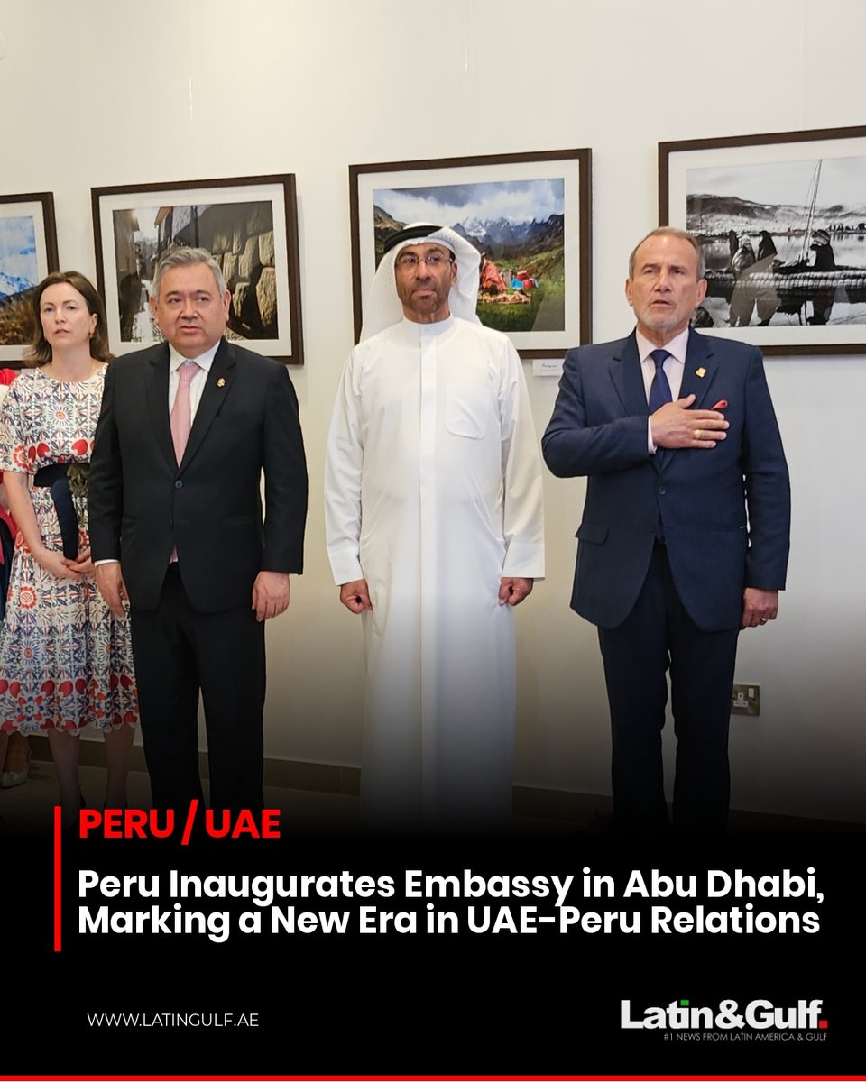 🇵🇪🇦🇪Peru officially opened its embassy in Abu Dhabi yesterday, a significant milestone that highlights the deepening partnership between the Republic of Peru and the United Arab Emirates <a href="/CancilleriaPeru/">Cancillería Perú🇵🇪</a> 
Full article: lnkd.in/dipV9BZq