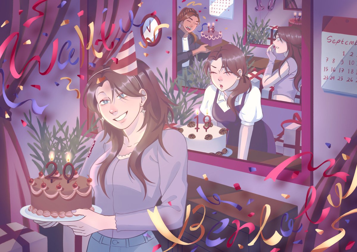 it's my birthday!! 💗🎈🎀
#oc #artidn
