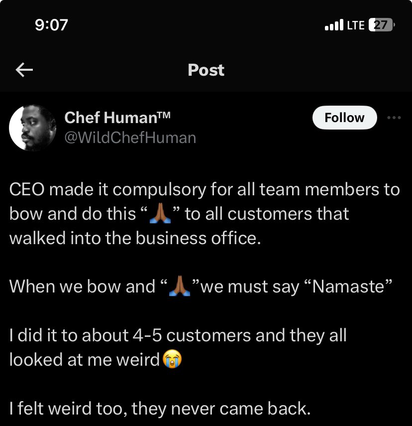 ThePadrepr's tweet photo. “What’s the weirdest reason that has made you resign from a job?” 😭💀

- Thread ✨ https://t.co/s0qmFX6tkn