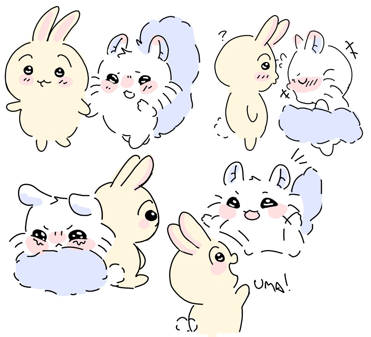 i love them sm
#chiikawa #usagi #momonga