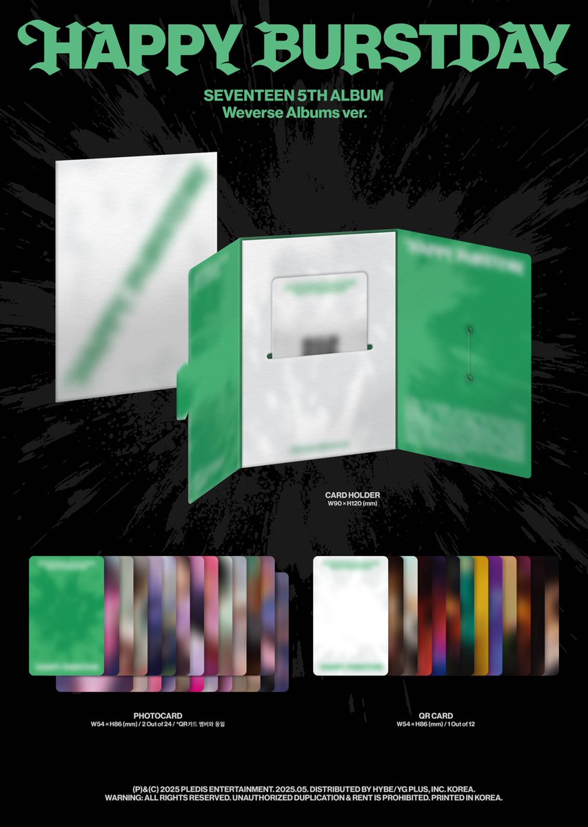 meanielatte_GO's tweet photo. [INA GO] OPEN PO SEVENTEEN 5TH FULL ALBUM - HAPPY BURSTDAY 

CLOSE PO: 22 MEI 2025 JAM 20.00 WIB
LINK: https://t.co/k2crrx5dHF

PRICE AND DETAILS PO SUDAH TERTERA DENGAN JELAS DI FORM. Mohon dibaca dengan seksama ya. 

wts wtb seventeen album pre order https://t.co/XwAC9IRDm7