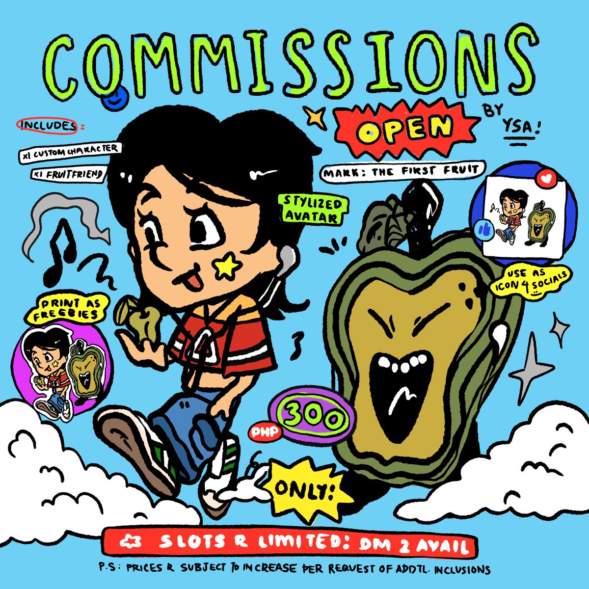 [pls rt]

#MARK_TheFirstfruit inspired portrait commissions open 🍎🍏 dm to avail a slot!  (limited slots available)