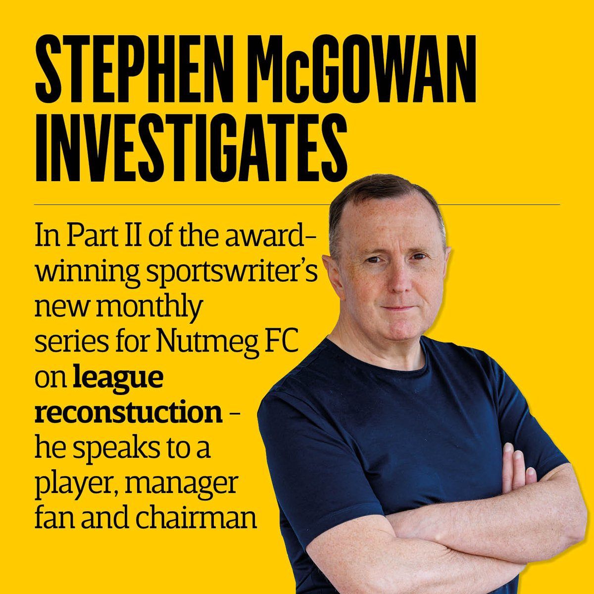 NutmegMagazine (@nutmegmagazine) on Twitter photo 🚨 NUTMEG FC INVESTIGATES 🚨
💥RECONSTRUCTION #2: 'People are just bored, aren't they?' 🥱
👉Part II of <a href="/mcgowan_stephen/">stephen.mcgowan</a>'s series on league reconstruction continues today with a view from...
✅ The Player <a href="/CillianSheridan/">Cillian Sheridan</a>
✅ The Manager - David Martindale
✅ The Chairman - 🚨 NUTMEG FC INVESTIGATES 🚨
💥RECONSTRUCTION #2: 'People are just bored, aren't they?' 🥱
👉Part II of <a href="/mcgowan_stephen/">stephen.mcgowan</a>'s series on league reconstruction continues today with a view from...
✅ The Player <a href="/CillianSheridan/">Cillian Sheridan</a>
✅ The Manager - David Martindale
✅ The Chairman -