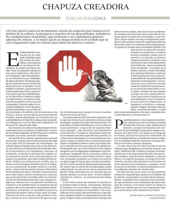 Hoy es el día para recuperar este artículo. La chapuza es mucho más explicativa de cómo funciona de verdad el mundo que la mayoría de las otras hipótesis