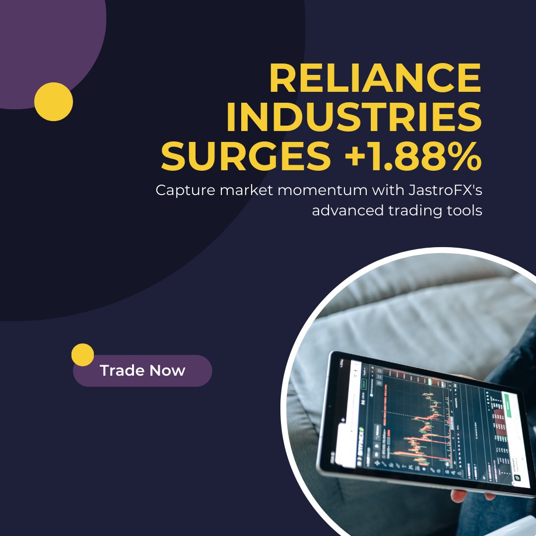 Varunbfc's tweet photo. Reliance Industries surges +1.88%.
Capture market momentum with JastroFX's advanced trading tools.
Trade now 👉 https://t.co/fBmFDZMdog

#JastroFX #StockTrading #MarketMomentum #AdvancedTrading #TradeSmart #FinancialGrowth #InvestWisely #RelianceIndustries https://t.co/o91Mai0SMU