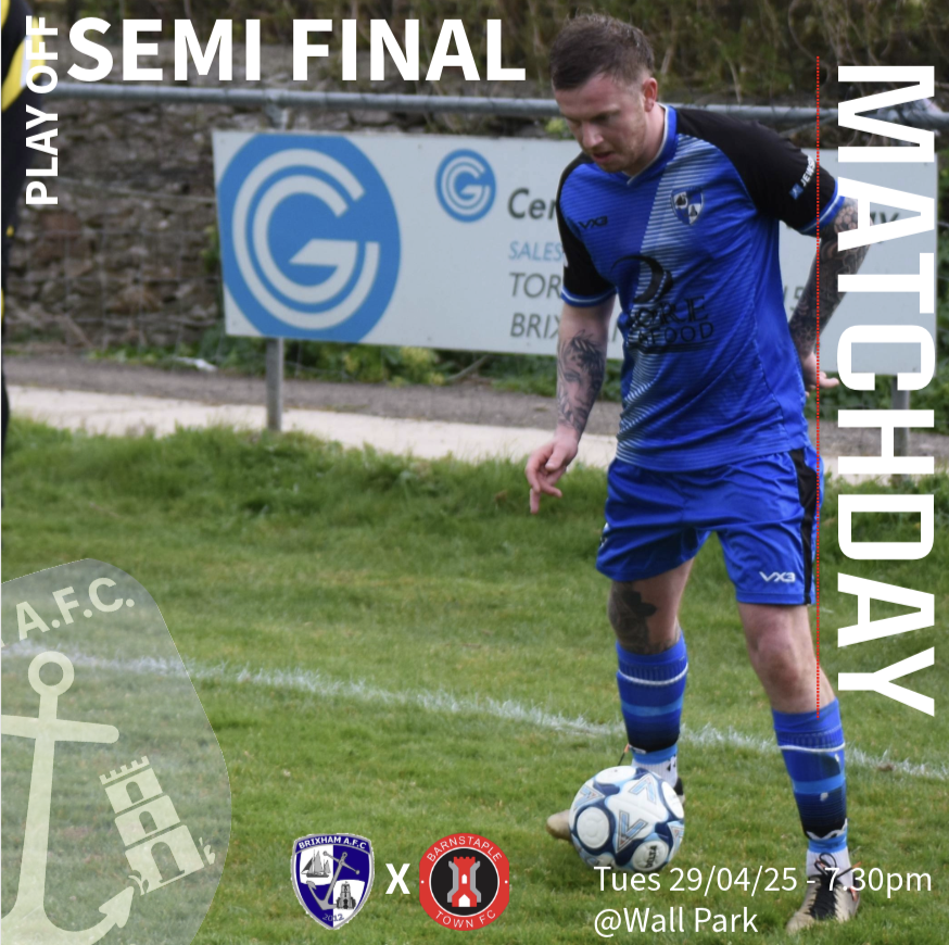Brixham AFC (@brixhamafc) on Twitter photo ๐ #westernleagueplayoffs
๐ tbc
๐๏ธ Wall Park
๐ Tues 29/04/25
โฑ๏ธ 7.30PM
๐ท Adults ยฃ7, Cons ยฃ5, u16 - FREE
(season tickets are not valid for this one off game).
<a href="/moreseafood/">More Seafood ltd</a>
<a href="/PumpTechLtd/">Pump Technology</a>
<a href="/BrixhamCasuals/">Brixham Casuals</a>
<a href="/Brixhamfishmkt/">Brixham Fish Market</a>
<a href="/swsportsnews/">South West Sports News</a>
<a href="/Jewson/">Jewson</a>
๐๐ค๐๐ค
BLUE ARMY
๐๐๐ ๐ #westernleagueplayoffs
๐ tbc
๐๏ธ Wall Park
๐ Tues 29/04/25
โฑ๏ธ 7.30PM
๐ท Adults ยฃ7, Cons ยฃ5, u16 - FREE
(season tickets are not valid for this one off game).
<a href="/moreseafood/">More Seafood ltd</a>
<a href="/PumpTechLtd/">Pump Technology</a>
<a href="/BrixhamCasuals/">Brixham Casuals</a>
<a href="/Brixhamfishmkt/">Brixham Fish Market</a>
<a href="/swsportsnews/">South West Sports News</a>
<a href="/Jewson/">Jewson</a>
๐๐ค๐๐ค
BLUE ARMY
๐๐๐
