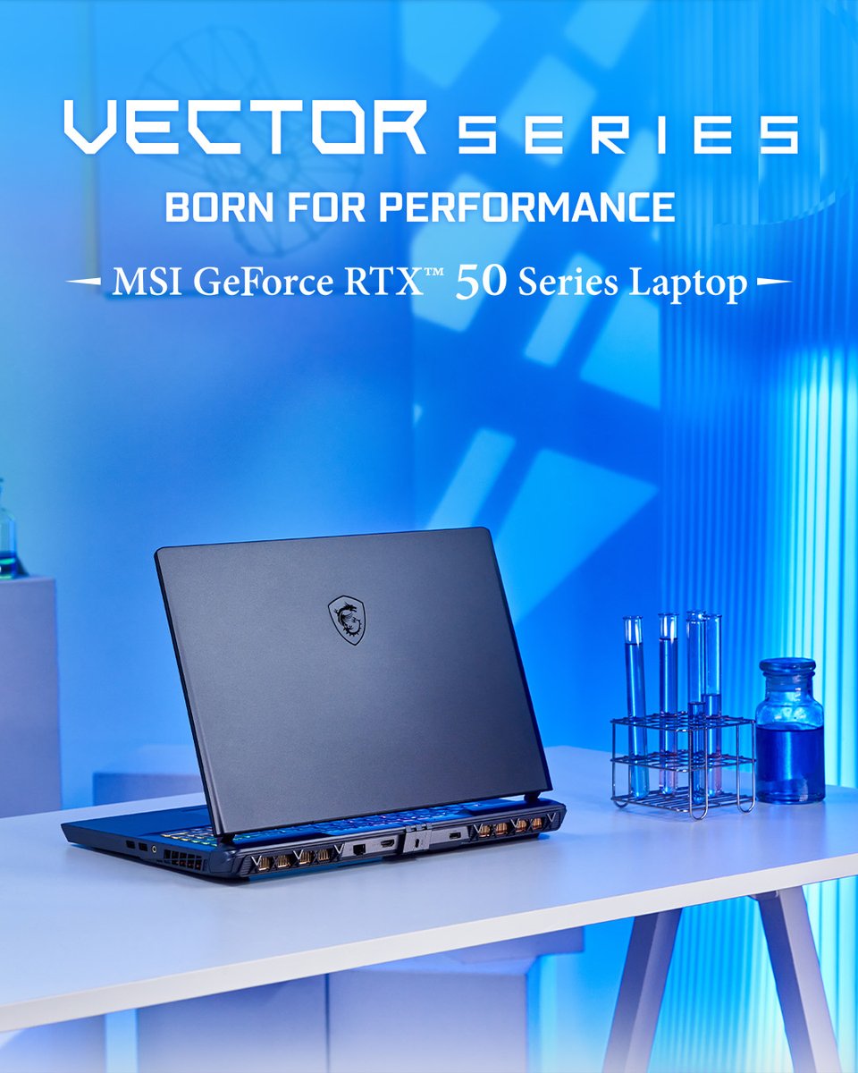 MSIMiddleEast's tweet image. Vector 16 HX AI A2XW:
مصمم للمهنيين في مجالات STEM. يصل إلى RTX5080 ومعالج Intel Core Ultra 9 275HX. مواصفاته الشاملة تجعله خياراً عملياً لمهام STEM، الألعاب، والذكاء الاصطناعي.

msi.gm/Vector16HXAI_A…

#MSIVector #Intel #RTX50 #Gaminglaptop #STEM