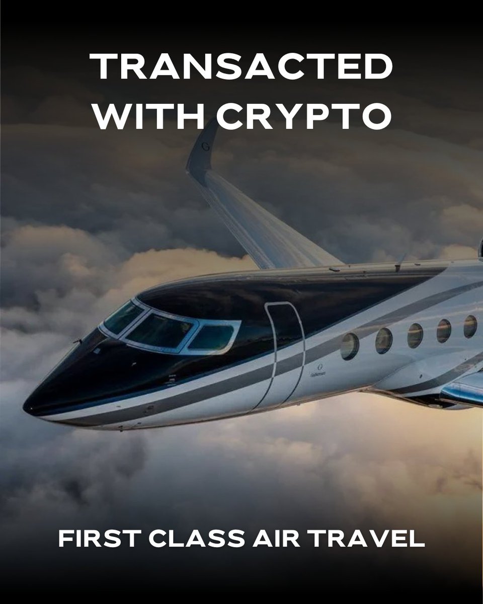 withcrypto_'s tweet photo. Luxury, redefined.
First-class travel, powered by crypto. When exclusivity meets innovation, the world opens up—on your terms.
WithCrypto. From blockchain to boarding pass.
#WithCrypto #LuxuryTravel #FirstClassAir #CryptoForLuxury #FlyWithCrypto https://t.co/kdvx40Kfor