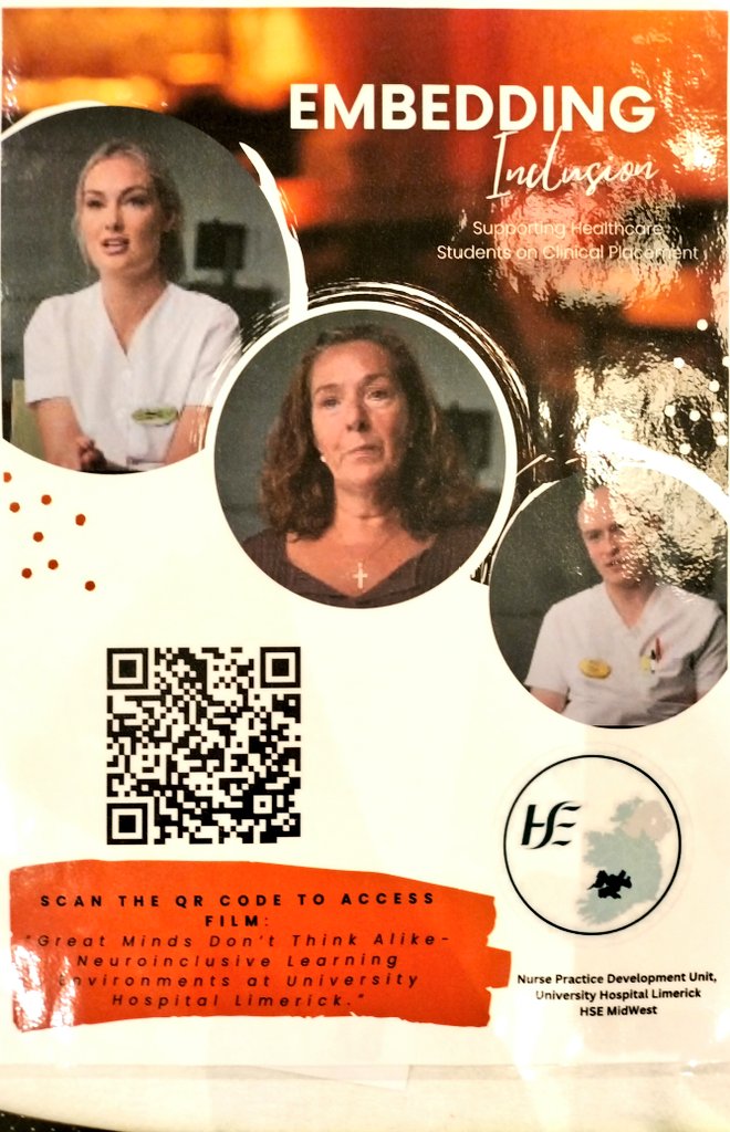 Official launch of Embedding Inclusion movie supporting HC students on clinical placement "Not all minds think alike" #EmbeddingInclusion2025 <a href="/HSEMidWest/">HSE Mid West</a>
So powerful &amp; moving.
Congratulations again <a href="/PaulineCha1632/">Pauline Chapman</a> @GerCrilly <a href="/FlorenceHorsman/">Flo Horsman Hogan</a> <a href="/KatieMc71048356/">Katie McCarthy</a> <a href="/bmmurphy08/">Ber Murphy</a>
Scan QR👇