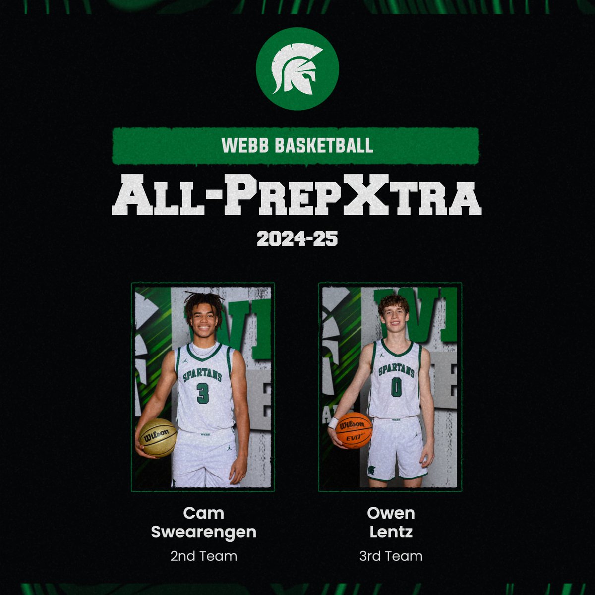 Congratulations to juniors Cam Swearengen and Owen Lentz, who were recently named to the All-PrepXtra Team by the Knoxville News Sentinel‼️
