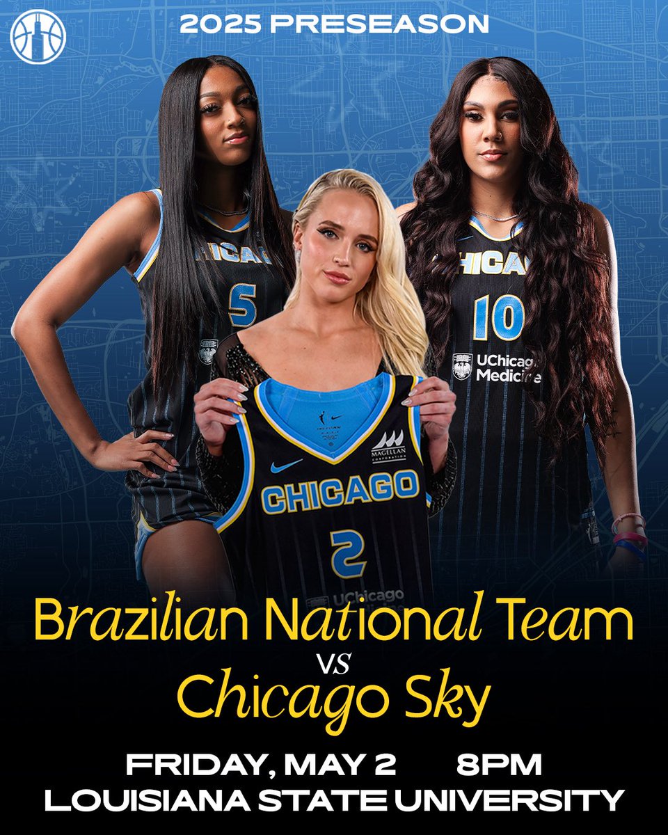 🚨 TIME CHANGE 🚨

Our first preseason game will now tip off at 8 PM CT(originally 7 PM CT)! 

Hope to see y’all at LSU’s PMAC — or tuning in on ION! 😏

Get your tickets ➡️ bit.ly/3EKalgS 
WNBA App ➡️ bit.ly/3ECoAo7