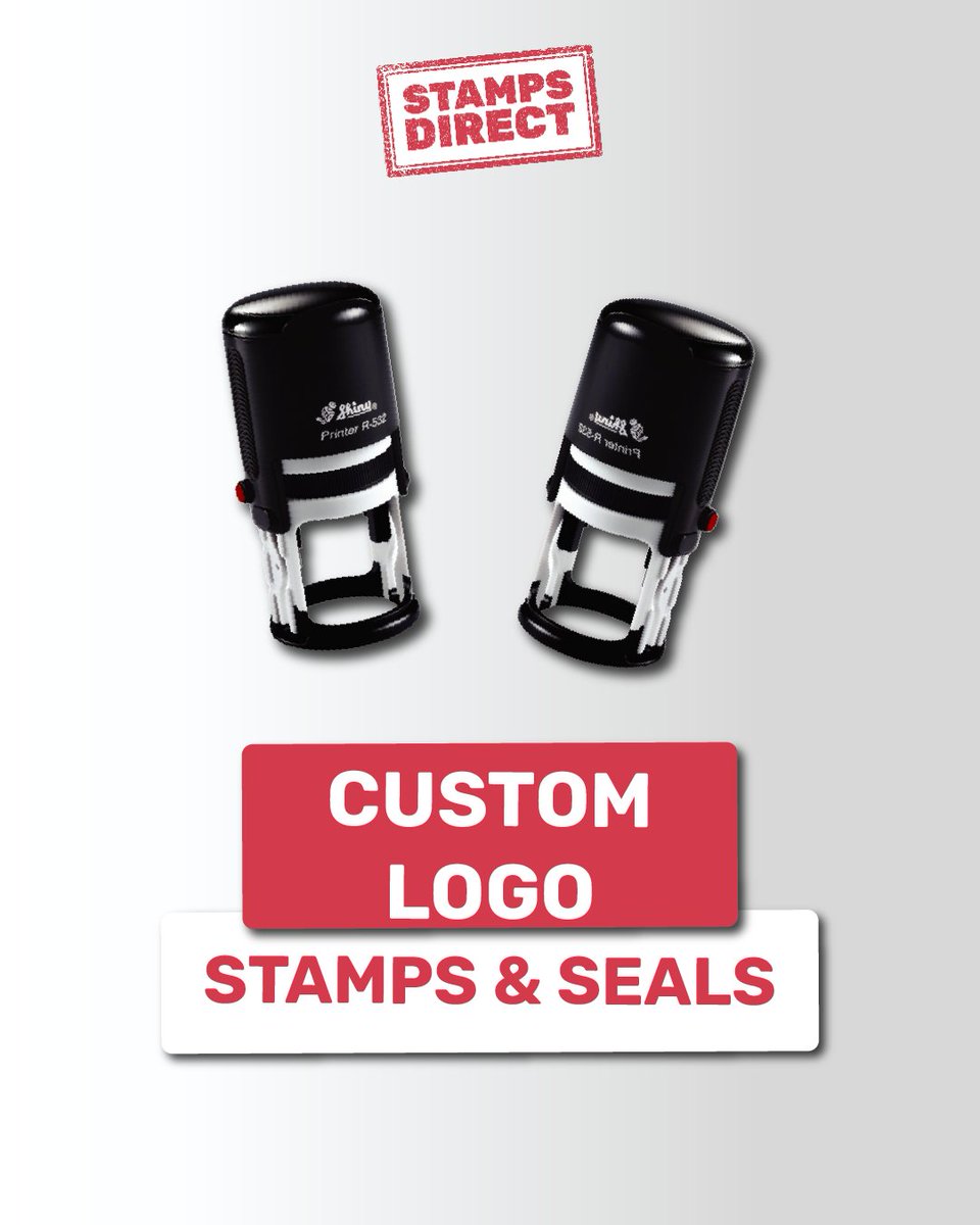 Custom logo stamps = next-level branding 🙌

Add your logo to packaging, tags, cards and so much more!

Quick to order, simple to use and super satisfying ✅

Shop today > stampsdirect.co.uk/stamp-by-type/…

#CustomStamp #LogoStamp #SmallBusiness