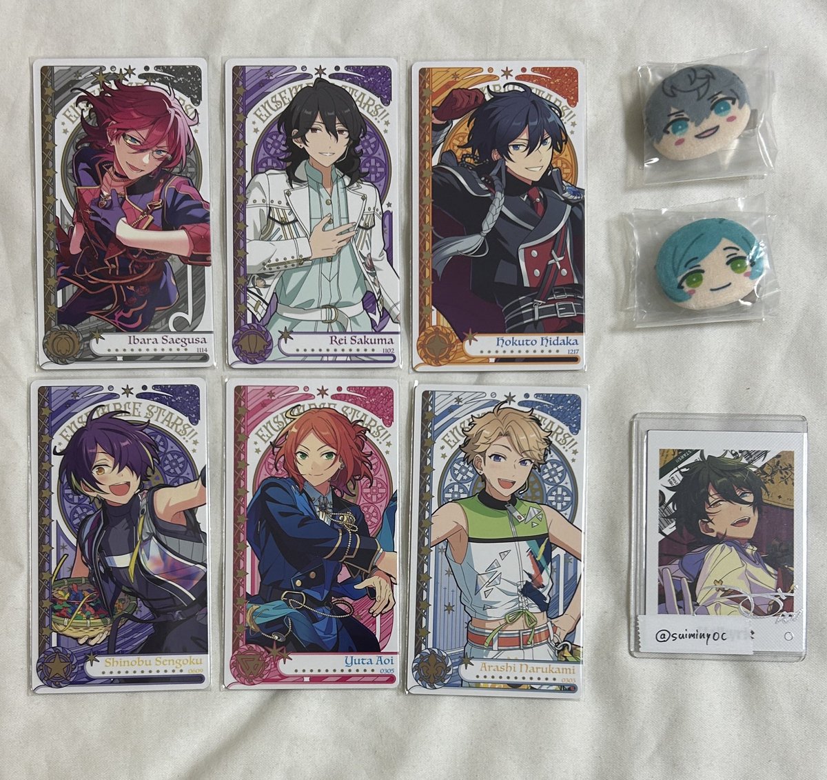 【交換】 あんさんぶるスターズ あんスタ 前髪クリップ アルカナカード
(譲)
茨、零、北斗、忍、ゆうた、嵐
泉、奏汰
(求)
みか、宙(前髪クリップ同verのみ)

送料の関係でまとめての交換優先します
検索よりお気軽にお声がけ下さい💭