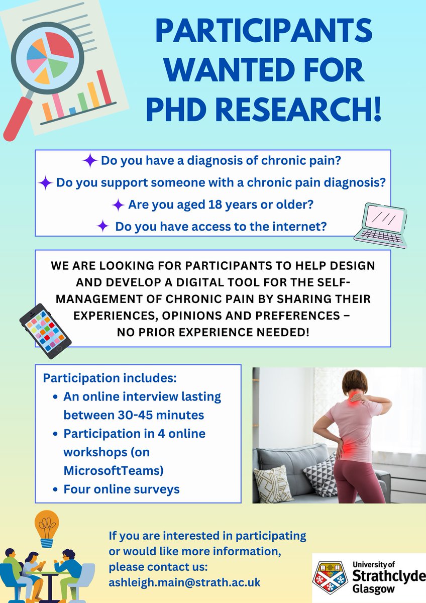 Fibromyalgia Action UK (@fmauk) on Twitter photo RESEARCH OPPORTUNITY
If you are interested in this research study or have any questions please contact Ashleigh at: Ashleigh.main@strath.ac.uk RESEARCH OPPORTUNITY
If you are interested in this research study or have any questions please contact Ashleigh at: Ashleigh.main@strath.ac.uk