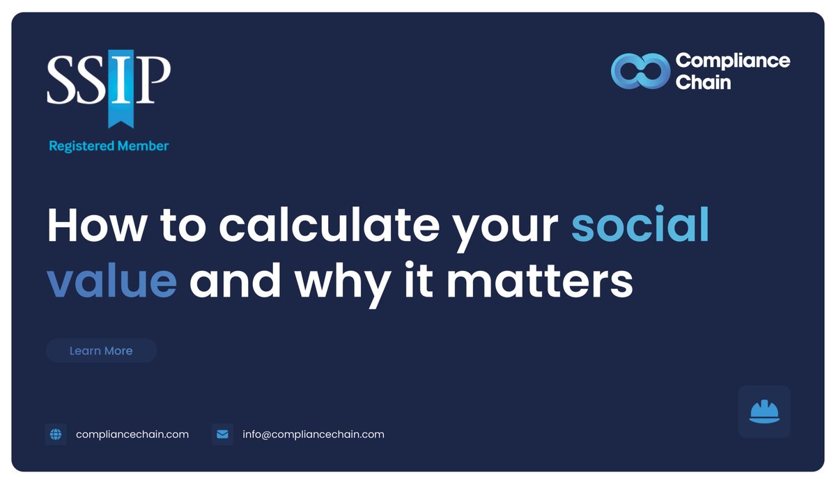Social value isn’t optional!

With the Procurement Act 2023 now in force, public sector contracts require measurable social value outcomes.

Want to learn more? Key Account Manager Beth breaks down how to calculate your social value and why it matters: bit.ly/4jXh0U4