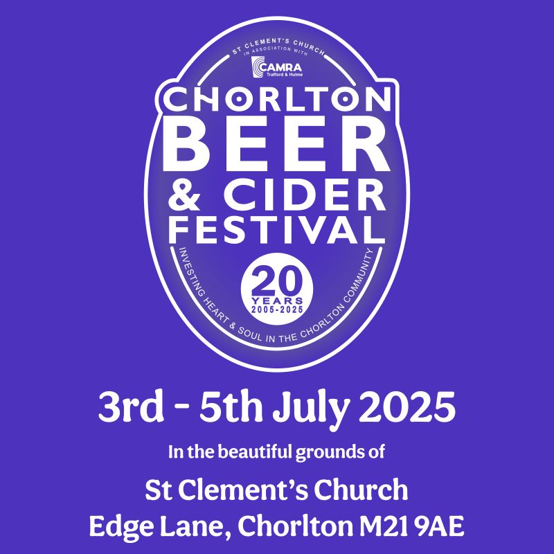 Chorlton Beer & Cider Festival tweet media