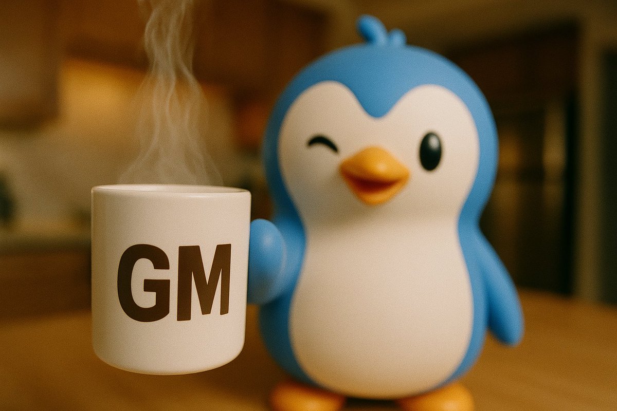 ppmcghee's tweet photo. GM. Who here likes $pengu? https://t.co/MnBuRQsY9u