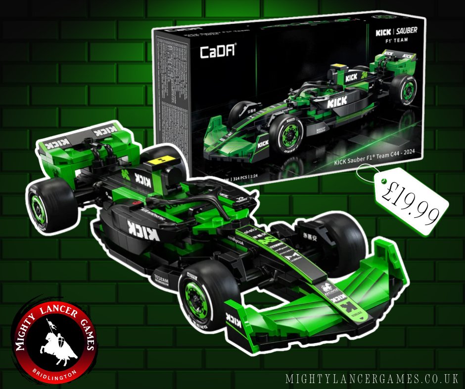 MightyLGames's tweet image. Build, create, conquer! Cada Bricks brings you top-tier, LEGO-compatible kits packed with detail. Whether you&apos;re a beginner or a pro, challenge your skills &amp;amp; craft stunning models. 
Grab yours now at mightylancergames.co.uk/collections/ca…

 #CadaBricks #BuildingFun #CreativeMinds #flgs