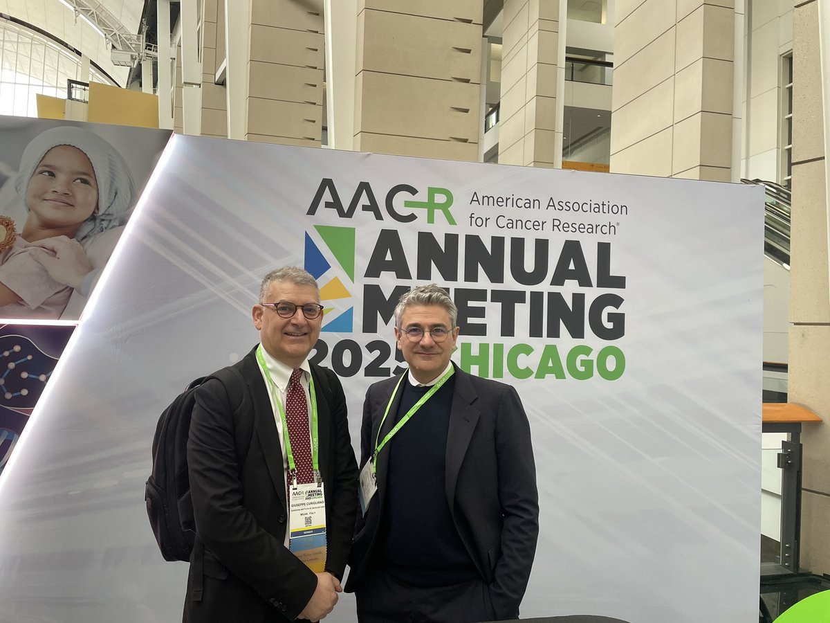 Giampaolo Bianchini (@bianchinigp) on Twitter photo 🔥Predictive Biomarkers of Response to (Neo)Adjuvant therapy in Breast Cancer: What’s New?
Great educational session with two friends <a href="/c_sotiriou/">Christos Sotiriou</a> and <a href="/TFoukakis/">Theodoros Foukakis</a>
Thank you <a href="/AACR/">AACR</a> for the invitation
Did you miss it? Don’t worry, the virtual meeting is the solution😉
#AACR25 🔥Predictive Biomarkers of Response to (Neo)Adjuvant therapy in Breast Cancer: What’s New?
Great educational session with two friends <a href="/c_sotiriou/">Christos Sotiriou</a> and <a href="/TFoukakis/">Theodoros Foukakis</a>
Thank you <a href="/AACR/">AACR</a> for the invitation
Did you miss it? Don’t worry, the virtual meeting is the solution😉
#AACR25