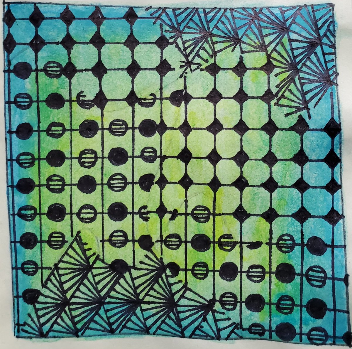 RiversoMaria's tweet photo. ππΌ #Zentangle inspiration continues. #tangling #creativeoutlets #momentsofrelaxation #concentration Grateful for and embracing the gift of #quietmoments. https://t.co/Jrft5fxHcR