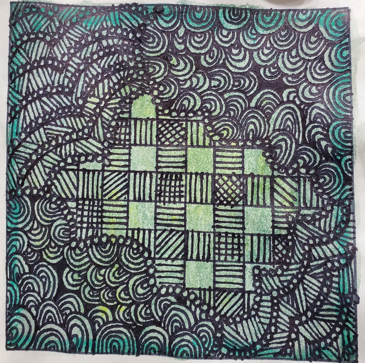 RiversoMaria's tweet photo. ππΌ #Zentangle inspiration continues. #tangling #creativeoutlets #momentsofrelaxation #concentration Grateful for and embracing the gift of #quietmoments. https://t.co/Jrft5fxHcR
