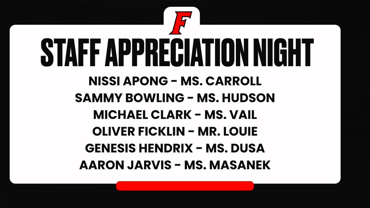 Today in Fairfield Athletics!

Boys Volleyball is hosting Staff Appreciation Night where each varsity student athlete has selected a staff member that has made a difference in their life.

Come support the Indians today!

#FairfieldPride #OneTribe