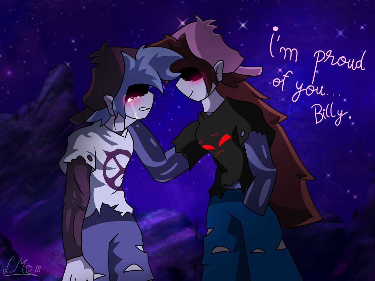 LauraMidnight18's tweet photo. Happy Birthday, Silly Billy! 💜
We ling you so much and always will 💖
Shatter: I'm proud of you... And I love you, Billy.
Herself: I love you aswell, Silly... I'll be by your side, always... ❤️
#fnf #hitsingle #fnfsillybilly #fnfyourself #fnfhitsingle https://t.co/2UVDCGS1Dd