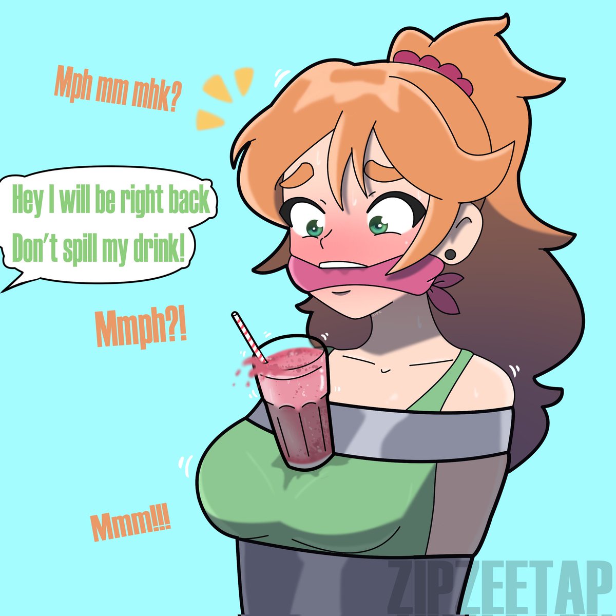 It's harder than you think! Balancing... cup... It's not my fault.