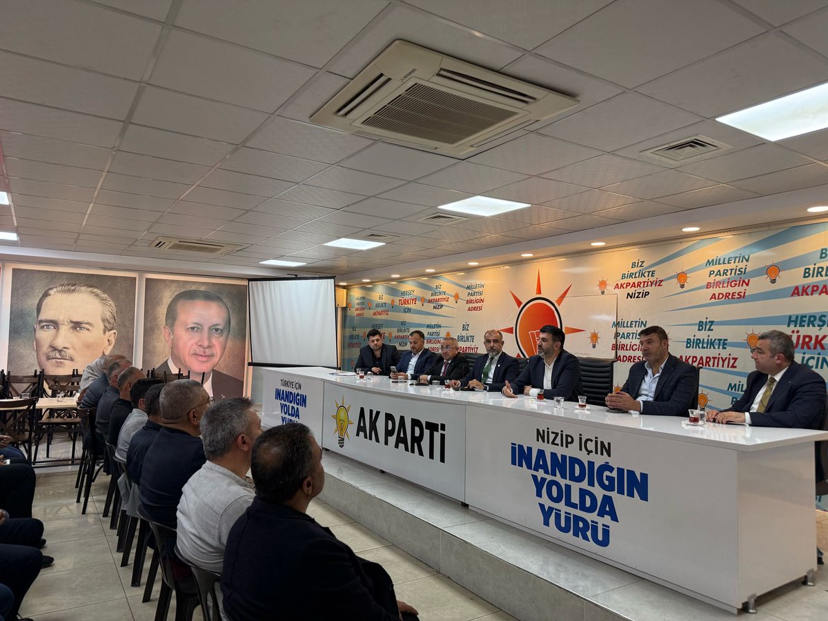 Haftalık olağan toplantımızı ilçe teşkilatımız ve il başkan yardımcılarıyla gerçekleştirdik