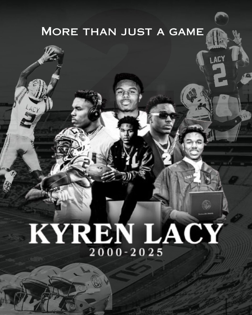 O4kh4m's tweet image. #2LSU #MoreThanAGame #KyrenLacy #LSU #MentalHealth

God Bless you Brother, Rest in Peace, And may perpetual light shine upon you. 

Photo Credit: LSU Football, ESPN, College Football